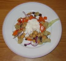 S&uuml;&szlig;kartoffelsalat (Teller)