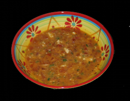 Tomatensuppe mit Amaranth