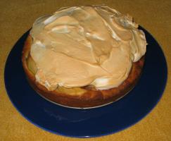 Bratapfelkuchen mit Baiserhaube